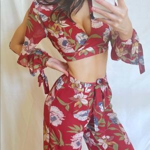 2-Piece Floral and Flowy Summer Set